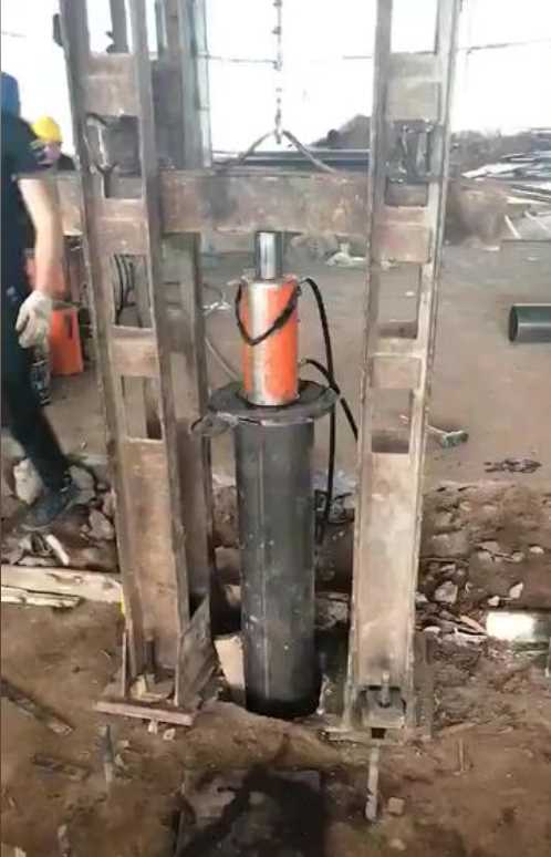 洛阳洛宁县钢管桩加固